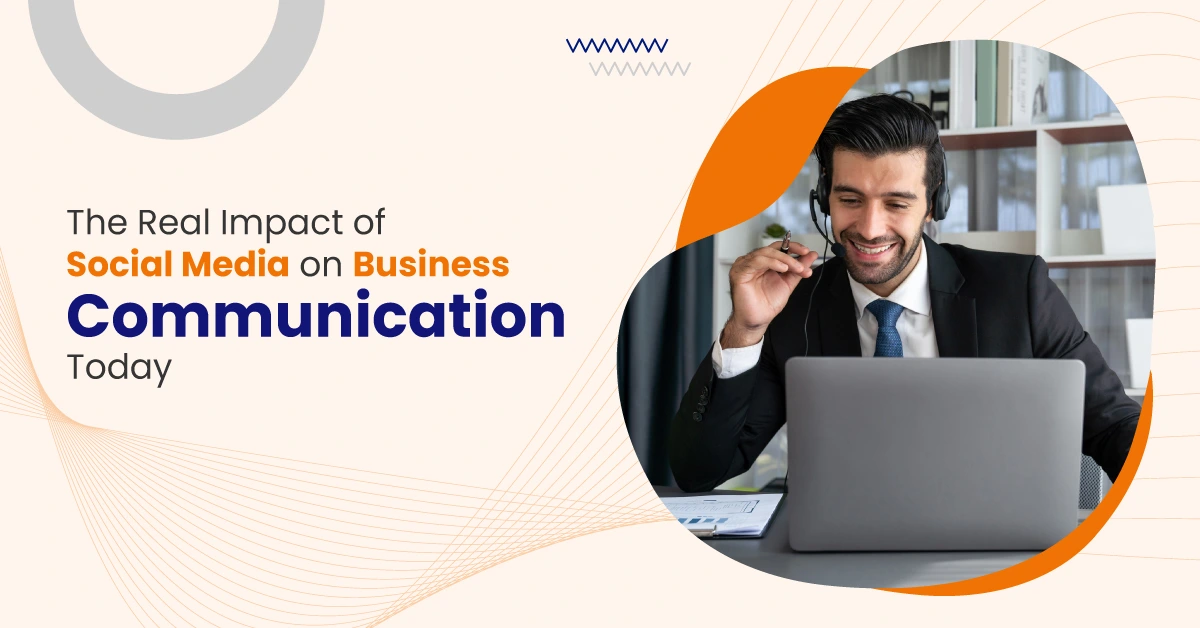 Social media on business communication