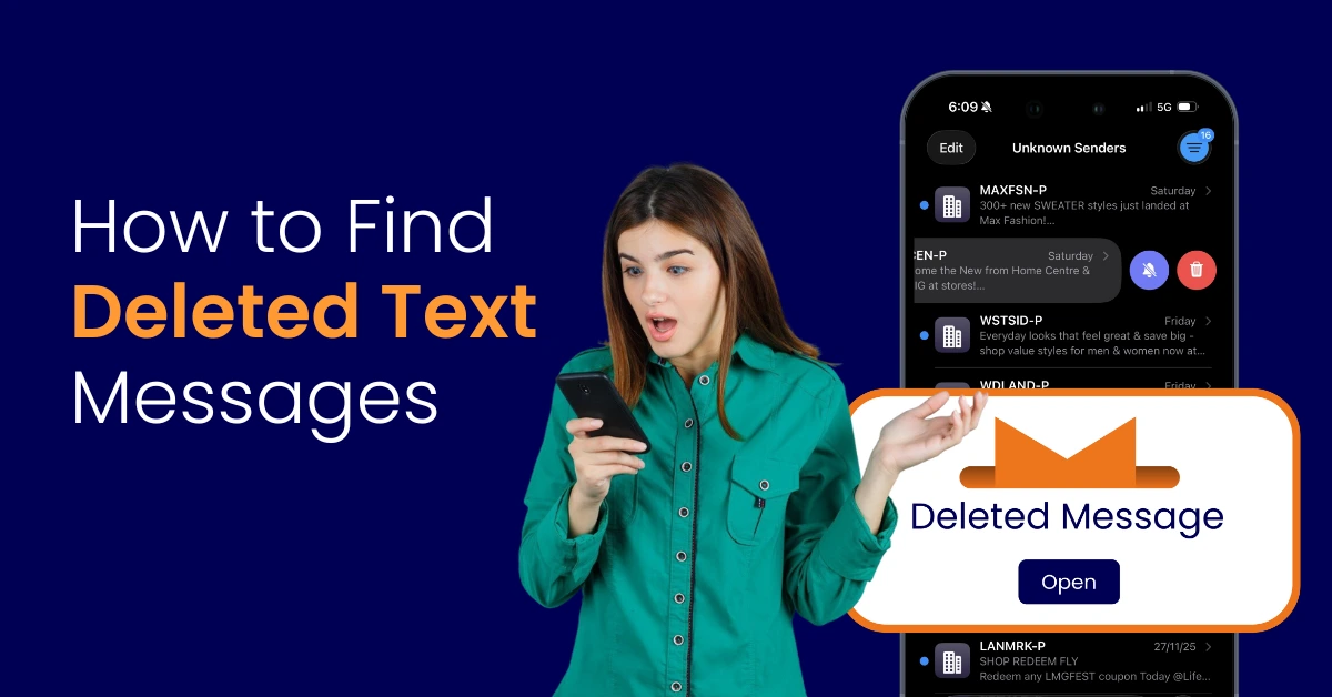 How to Find Deleted Text Messages
