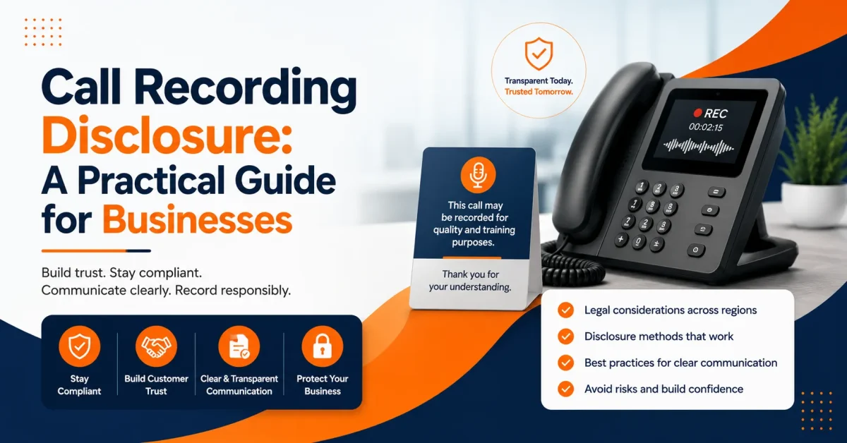 Call Recording Disclosure