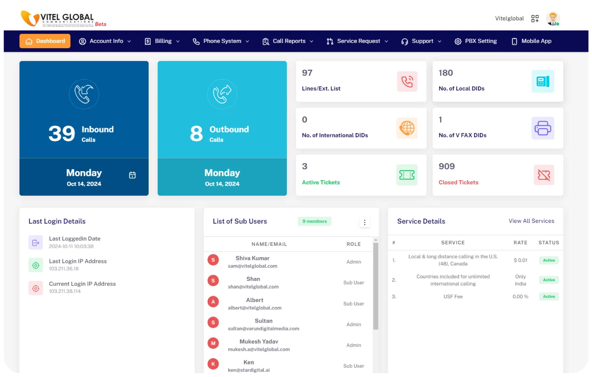 Web-Based Admin Portal