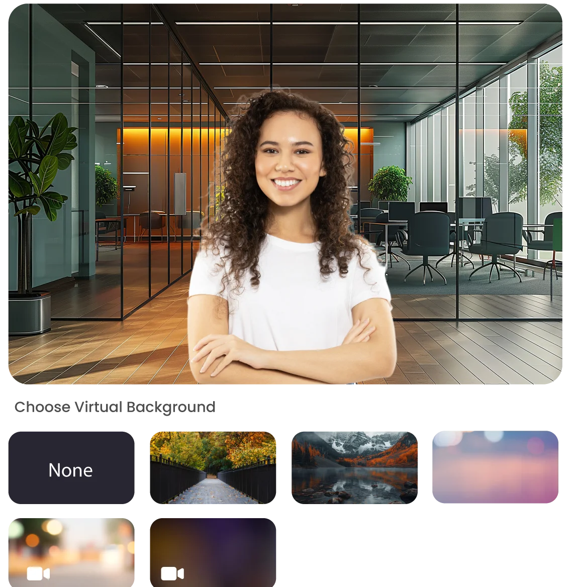 Virtual Background for Video Calls