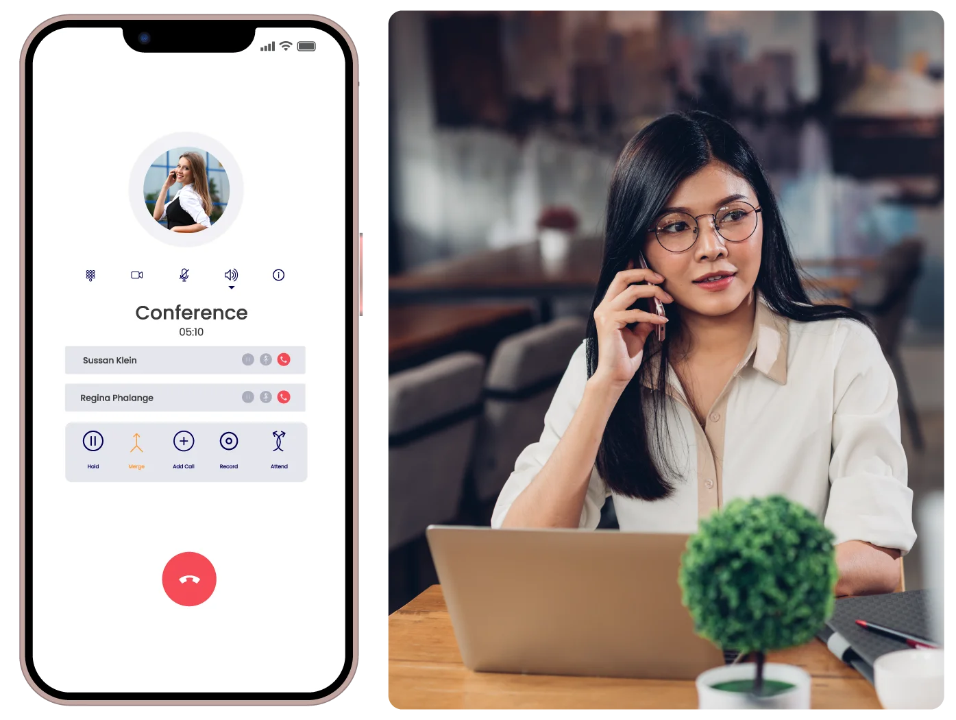 Three-way Calling Service for Business