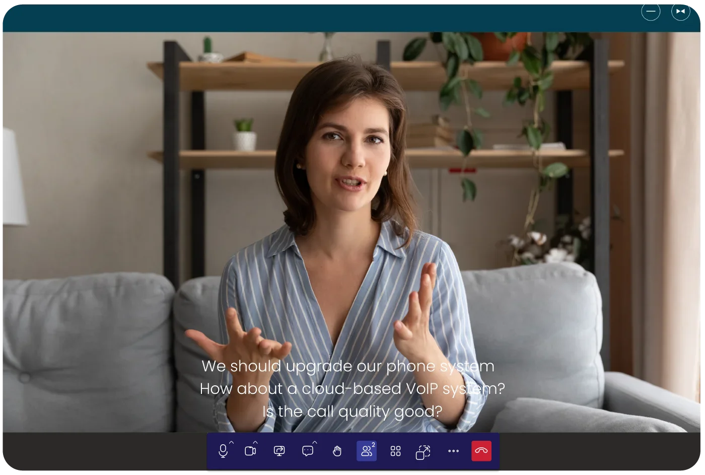 Live Transcription in Meetings