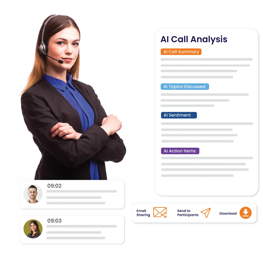 AI Summaries & Transcriptions