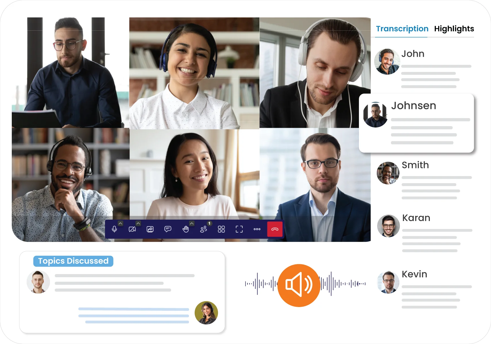 Full Speaker-Labeled Transcripts
