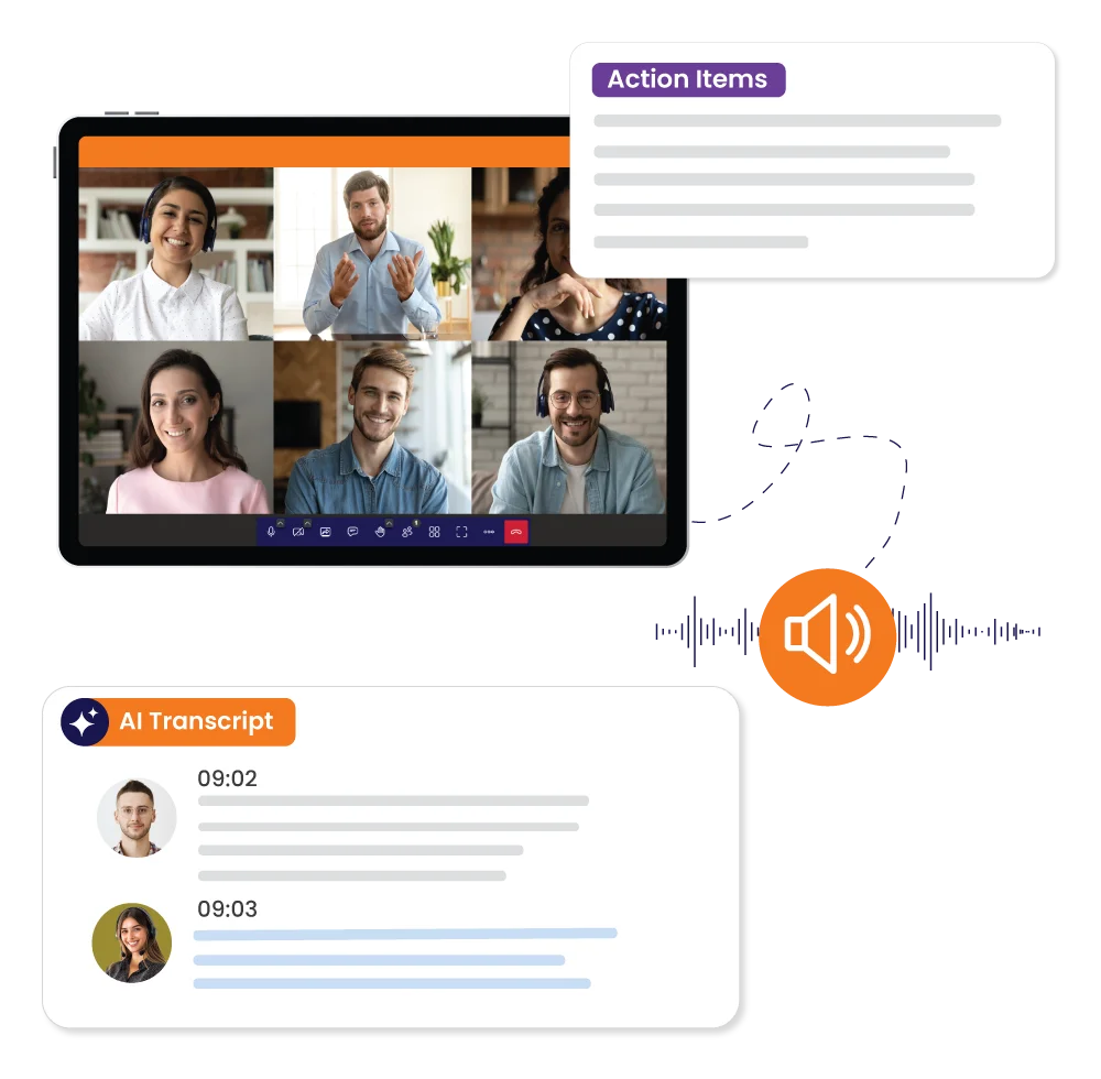 AI Meeting Transcripts & Action Items