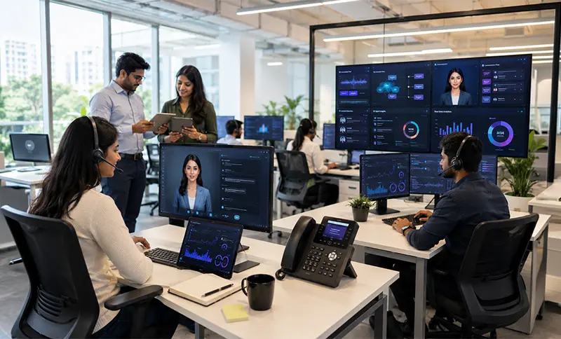 Experienced professionals working together at Vitel Global