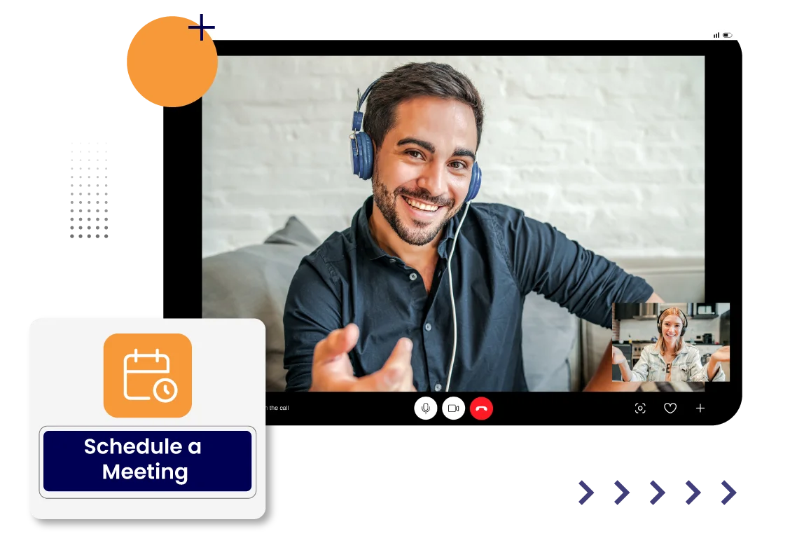 Schedule a meeting with Personal ID and names