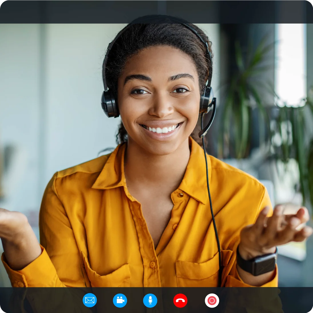 Video meeting recording process 
