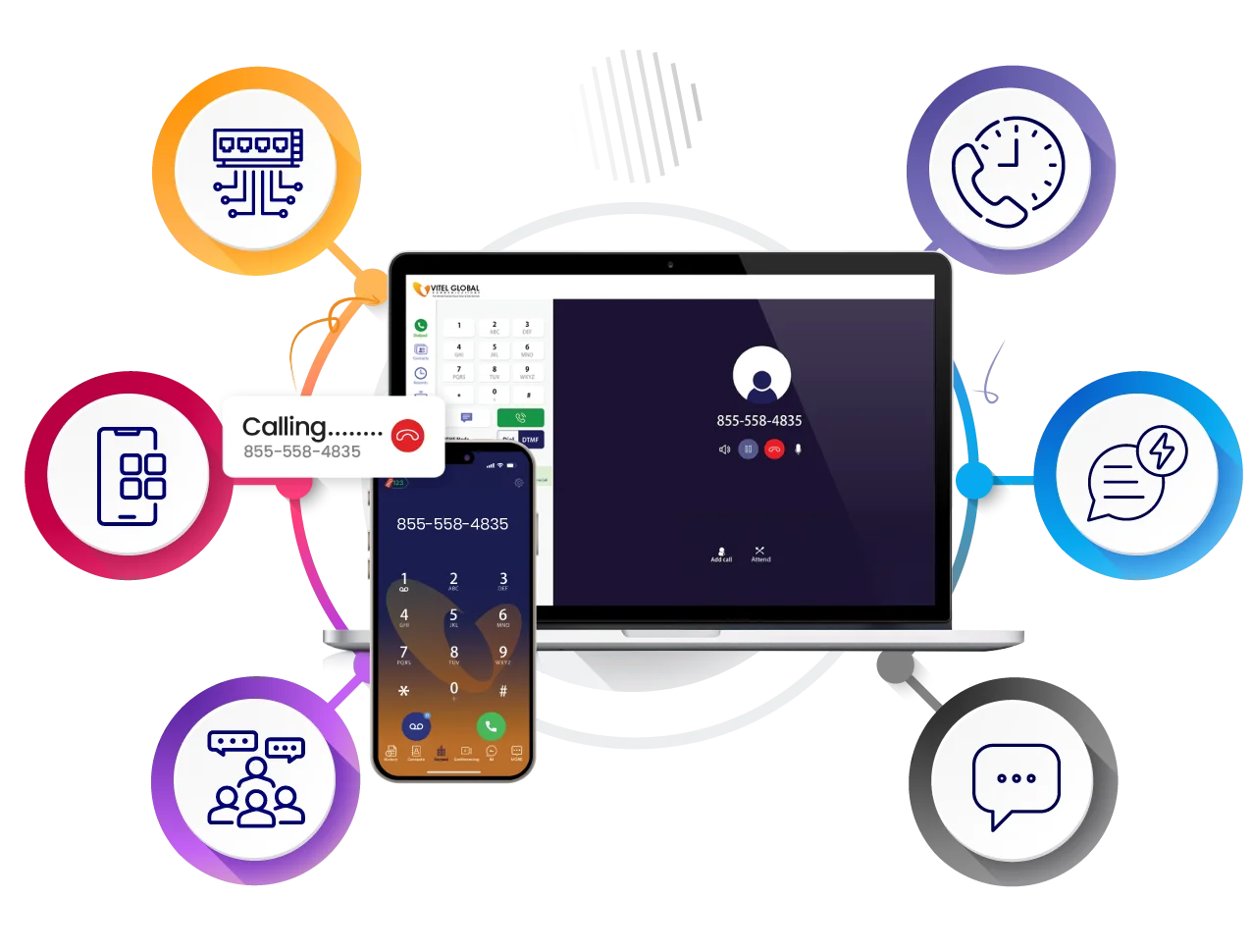 Real-time status & internal collaboration tools